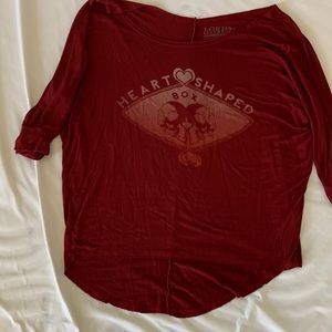 Nirvana Burgundy Shirt Size XS (Lords of Liverpool brand)
